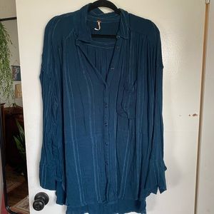 Free People Cozy Nights Shirt
